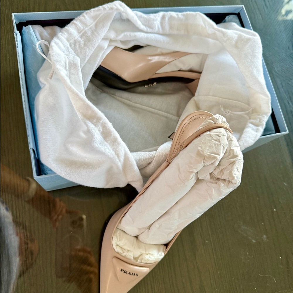Prada Nude Pink Heels